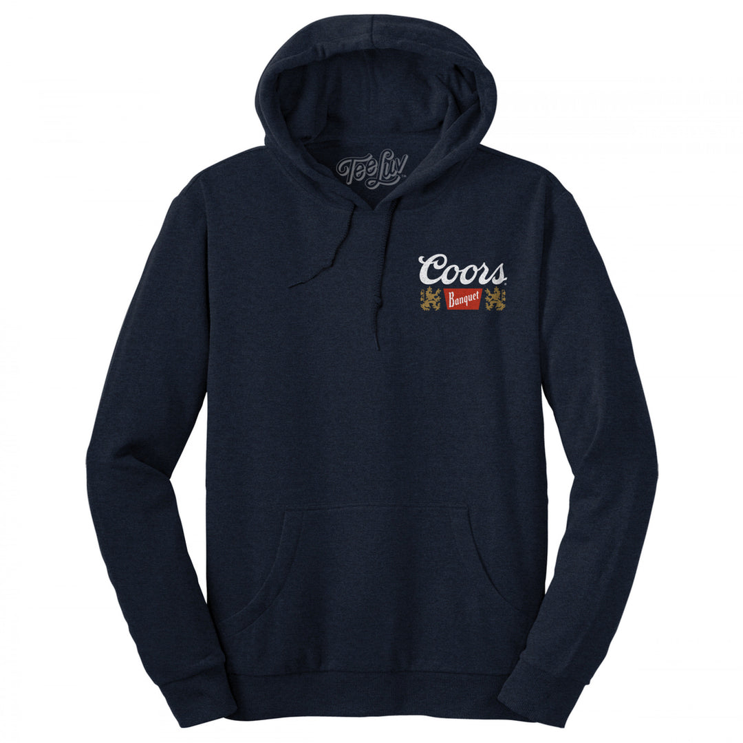 Coors Rocky Mountain Water Front and Back Print Pullover Hoodie Image 2