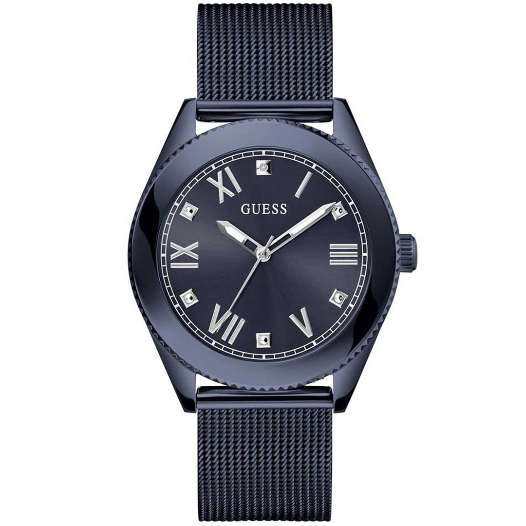 Guess Mens Noble Black Dial Watch - GW0495G3 Image 1