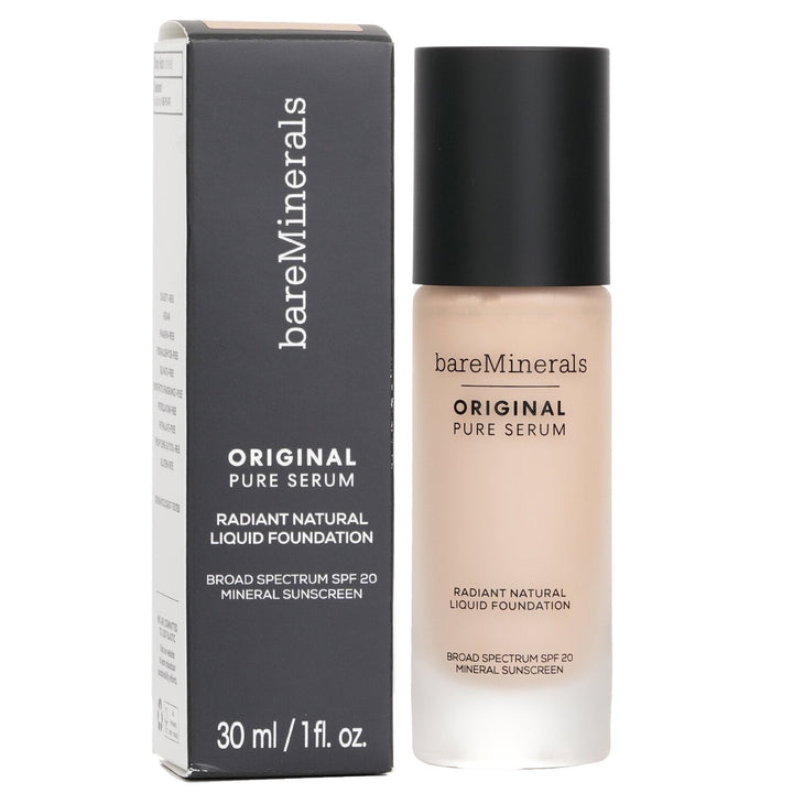 BareMinerals Original Pure Serum Radiant Natural Liquid Foundation Mineral SPF 20 - Fair Cool 1 30ml/1oz Image 12