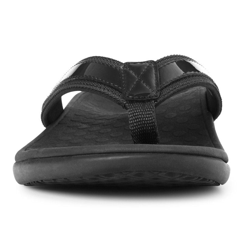 Vionic Womens Tide II Toe Post Sandal Black - 10000470001 BLACK Image 2