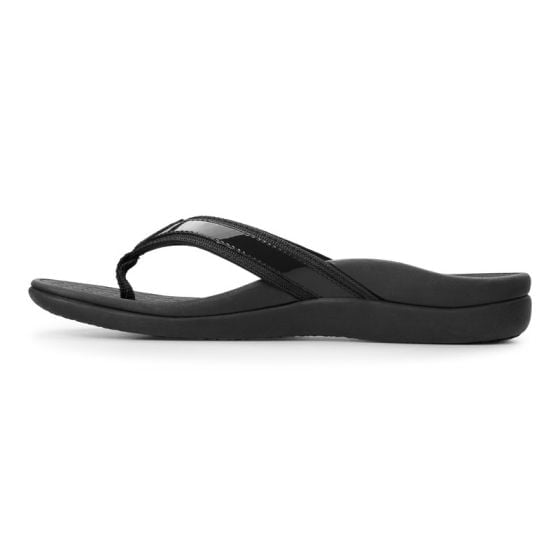 Vionic Womens Tide II Toe Post Sandal Black - 10000470001 BLACK Image 3