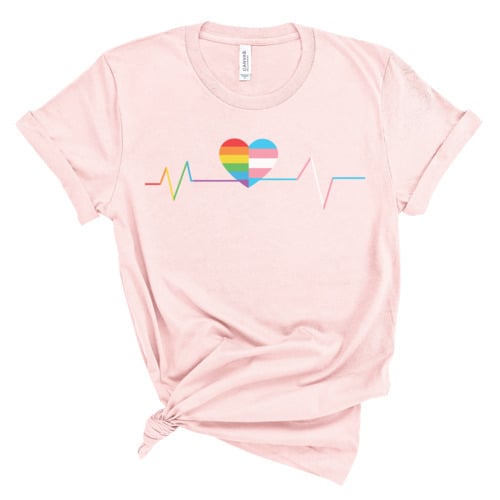 Heartbeat Graphic Tee Image 3