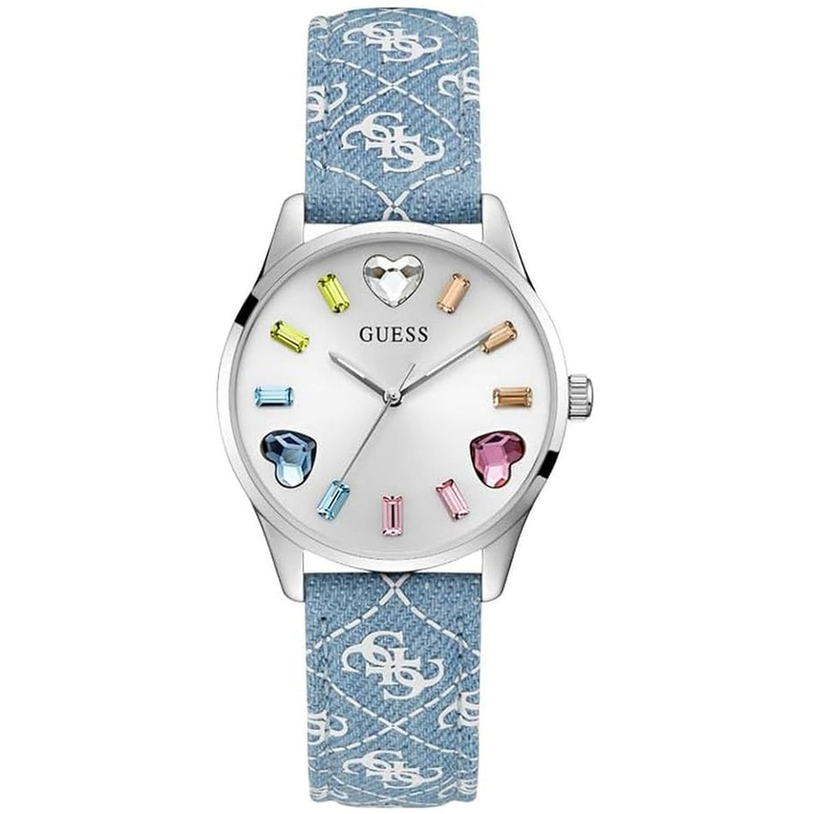 Guess Womens Candy Hearts Silver Dial Watch - GW0654L1 Image 1