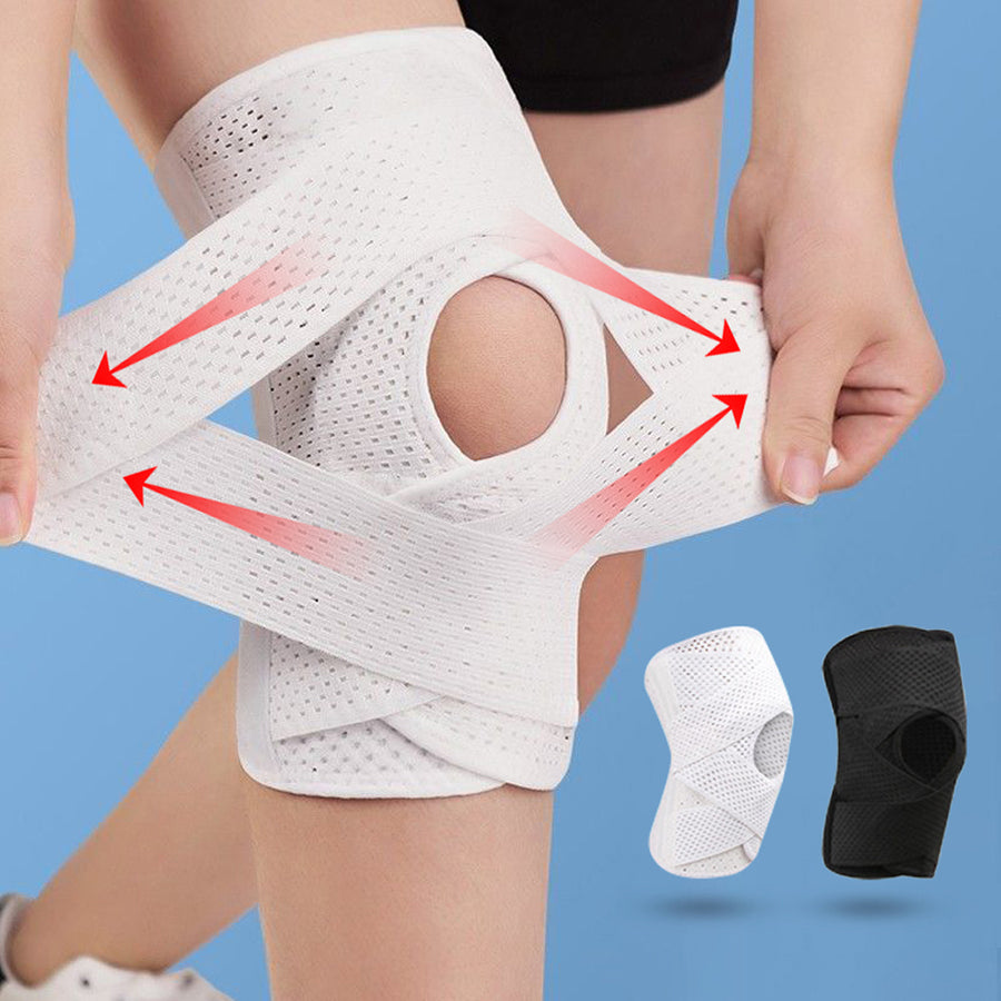 Sports Knee Brace Men Women Pressurized Elastic Knee Pads Arthritis Joints Protector Fitness Gear Volleyball Brace Image 1