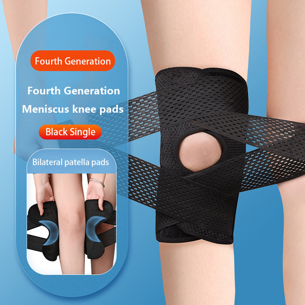 Sports Knee Brace Men Women Pressurized Elastic Knee Pads Arthritis Joints Protector Fitness Gear Volleyball Brace Image 2