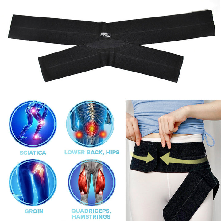 1Pcs Adjustable Thigh Brace Support Hip Brace Muscle Strain Prevention Belt Sports Protector Stabilizer for Groin Hip Image 2