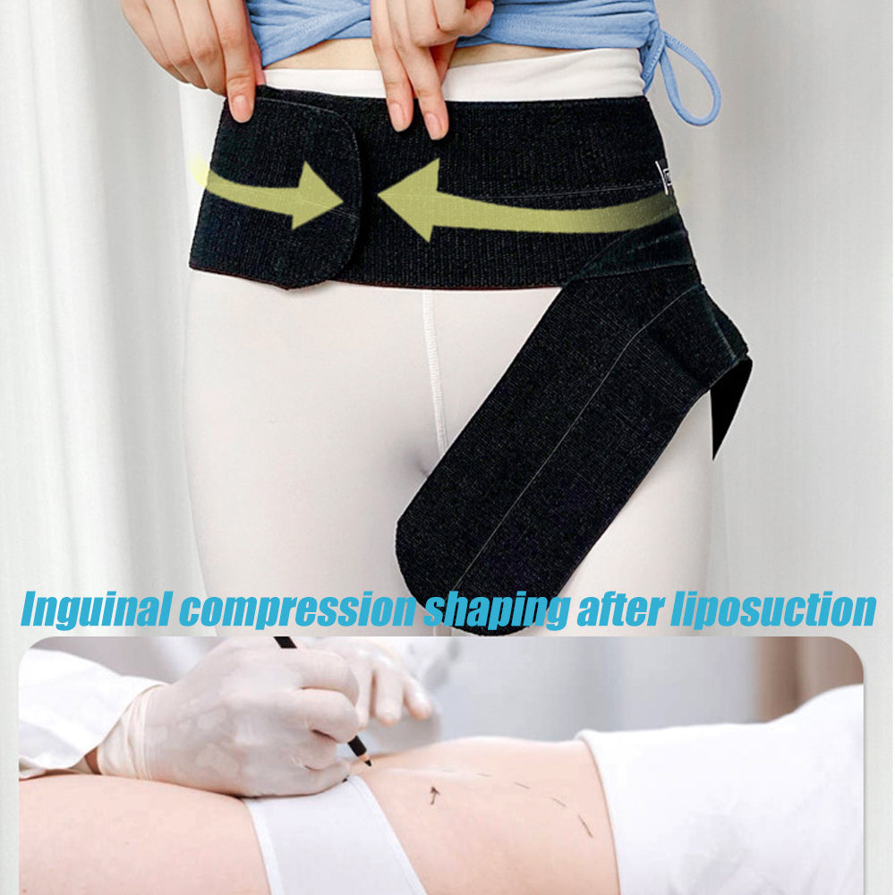 1Pcs Adjustable Thigh Brace Support Hip Brace Muscle Strain Prevention Belt Sports Protector Stabilizer for Groin Hip Image 3