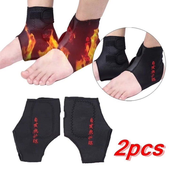 Magnetic Therapy Self-Heating Ankle Support Brace for Arthritis Relief Image 7