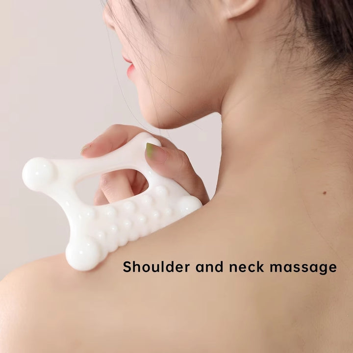 Portable Gua Sha Massage Board Resin Static-Free Scraping Plate Image 8