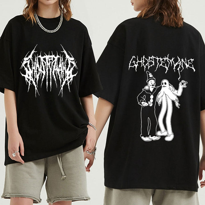 Ghostemane Graphic Print T Shirt Fashion Hip Hop Metal Rock Gothic T Shirt Streetwear Plus Size T Shirt Women Image 1