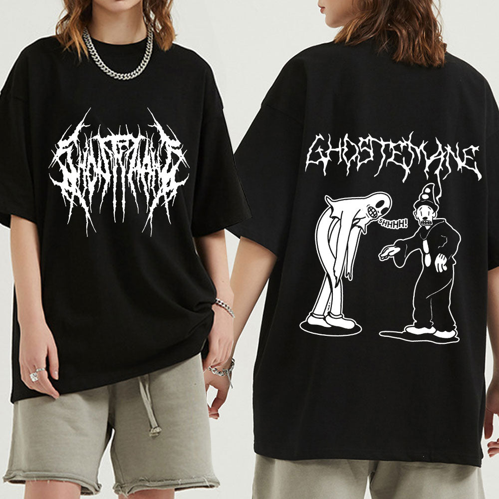 Ghostemane Graphic Print T Shirt Fashion Hip Hop Metal Rock Gothic T Shirt Streetwear Plus Size T Shirt Women Image 3