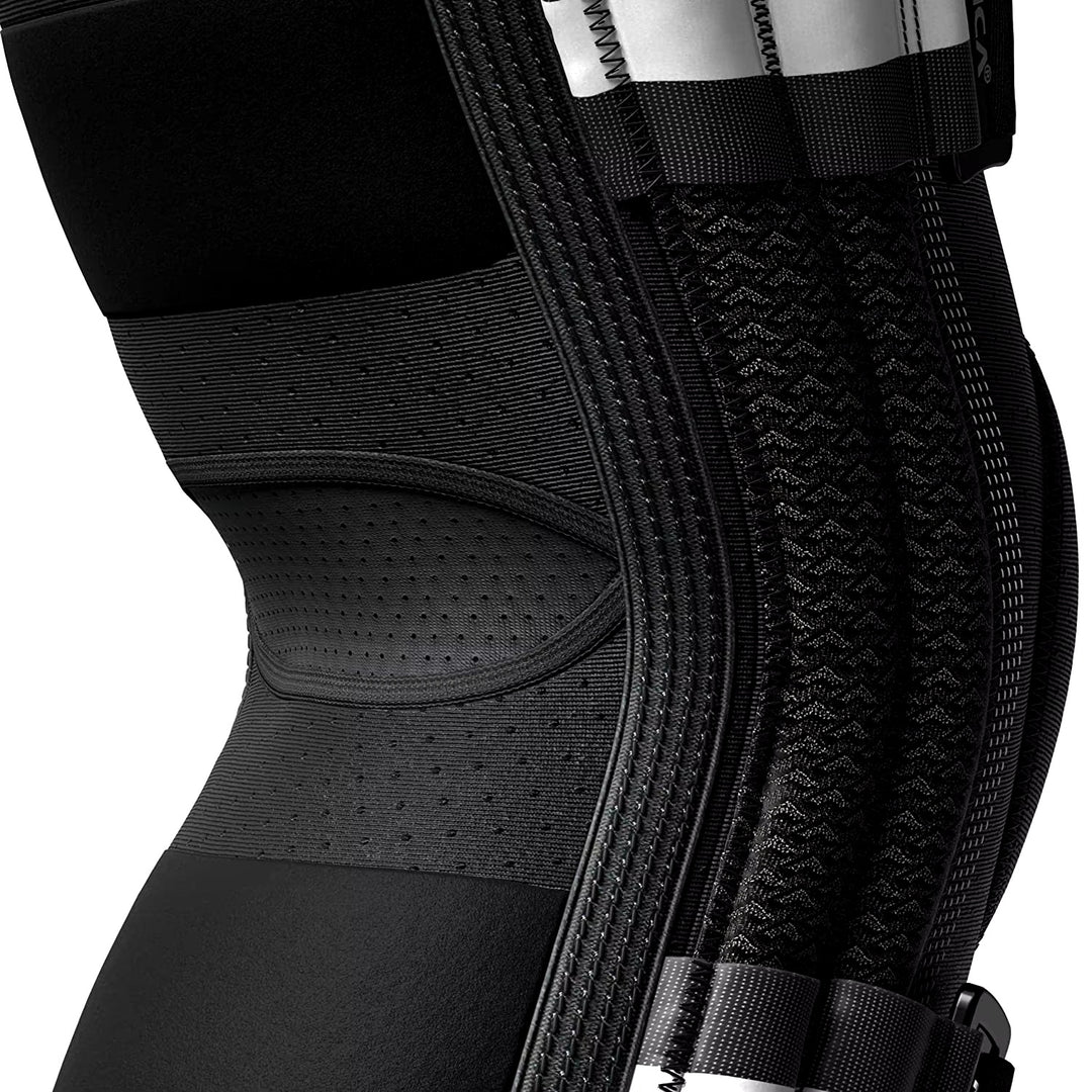 Hinged Knee Brace for Pain Relief - Support with Side Stabilizers Image 9