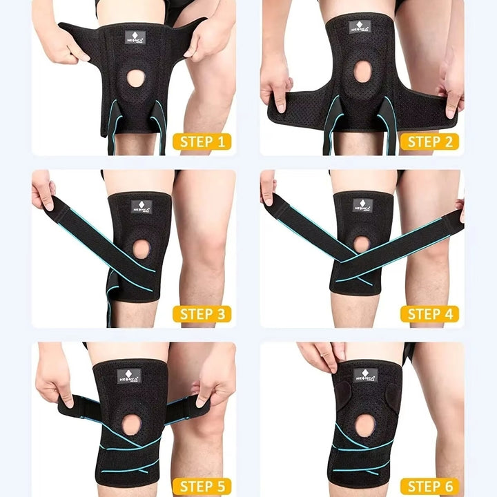 Knee Brace for Pain Relief Support with Side Stabilizers for Men Women Image 7