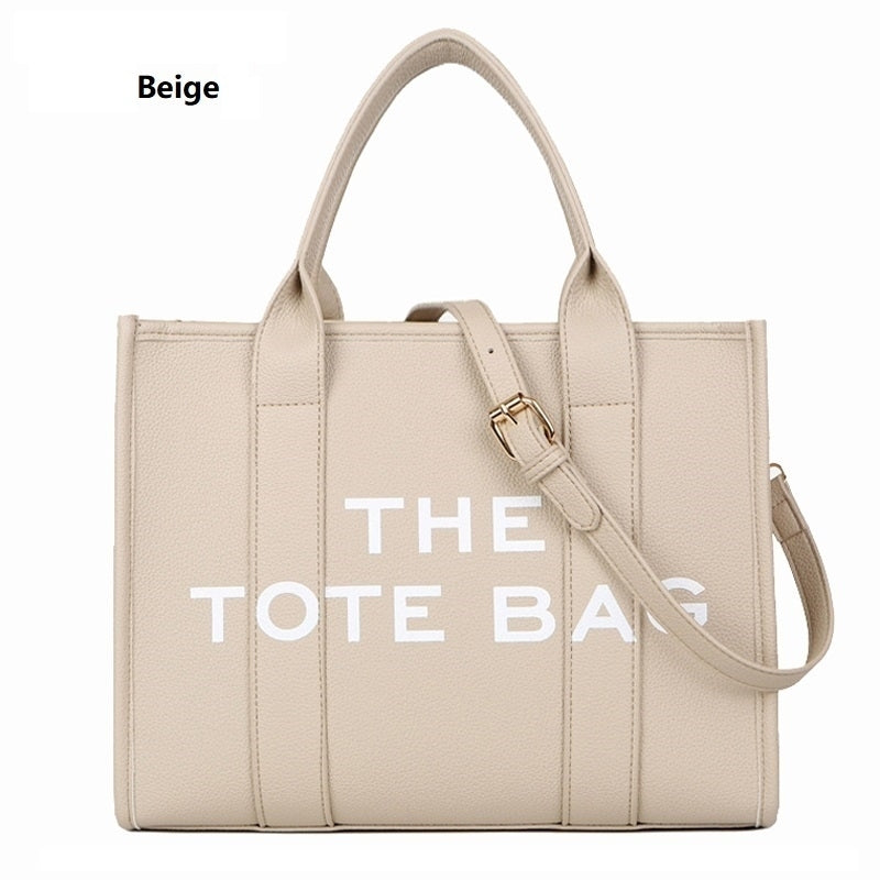 The Tote Bag For Women Trendy PU Leather Handbag Top Handle Satchel Purse Casual Crossbody Bag Image 2