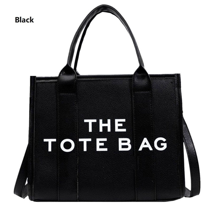 The Tote Bag For Women Trendy PU Leather Handbag Top Handle Satchel Purse Casual Crossbody Bag Image 1