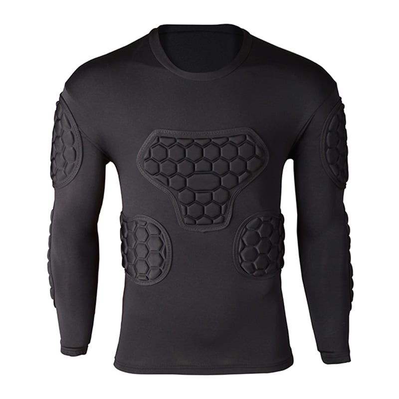 Professional goalkeeper armor uniforms football goalkeeper jerseys thicken EVA sponge elbow goalkeeper sports uniforms Image 1