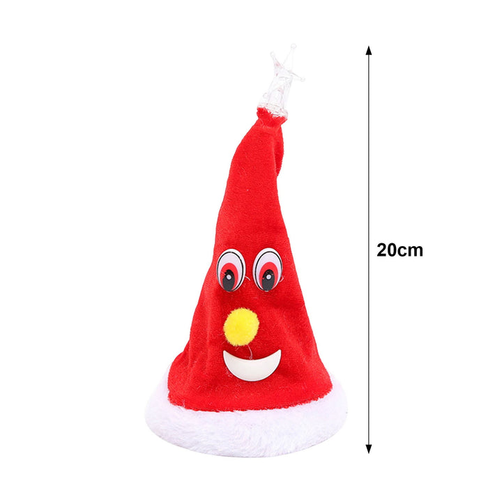 Electric Christmas Tree Swing Santa Hat Battery Powered Festive Decoration Swinging Dancing Tree for Table Centerpiece Image 9