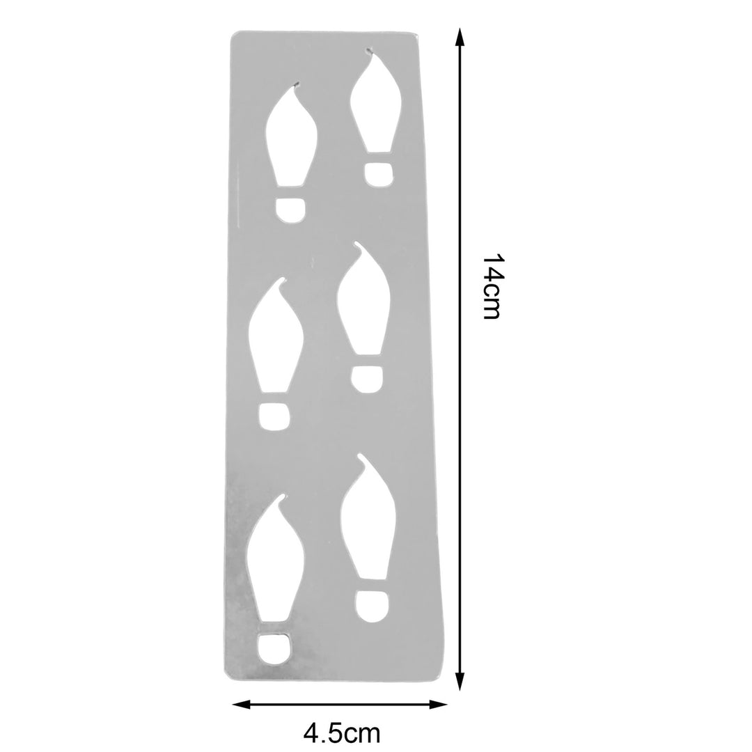 Christmas Footprint Stencil Set Reusable PETG Plastic Templates Painting Tools DIY Crafts Holiday Decor Art Projects Image 12