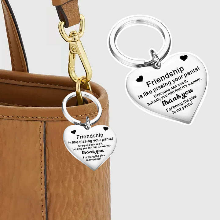 Mother Day Keychain Heart Shaped Pendant Stainless Steel Decorative Keyring Mom Love Care Reminder Perfect Gift Image 3