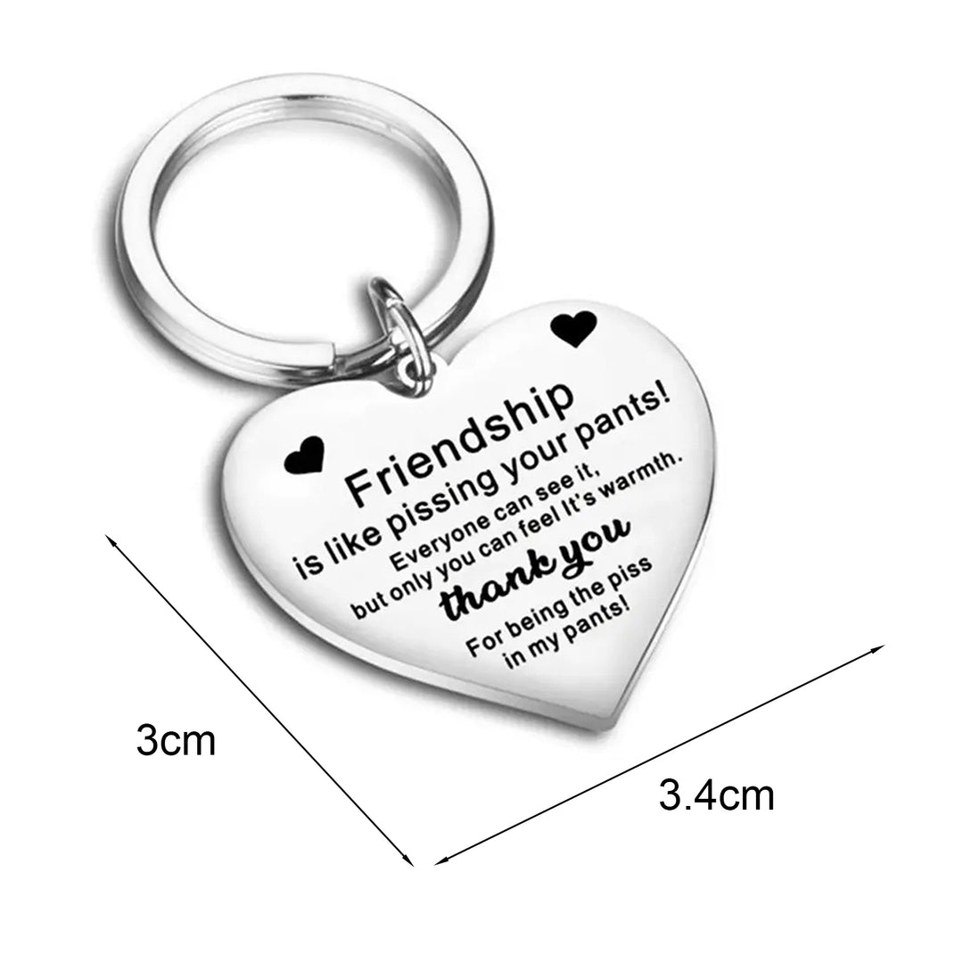 Mother Day Keychain Heart Shaped Pendant Stainless Steel Decorative Keyring Mom Love Care Reminder Perfect Gift Image 6