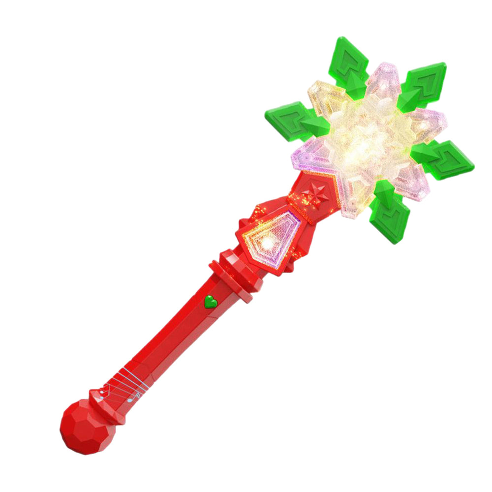 Light Up Snowflake Wand for Kids Wonder Wand with Sound Lights Sounds Party Supplies for Halloween Christmas Holidays Image 2