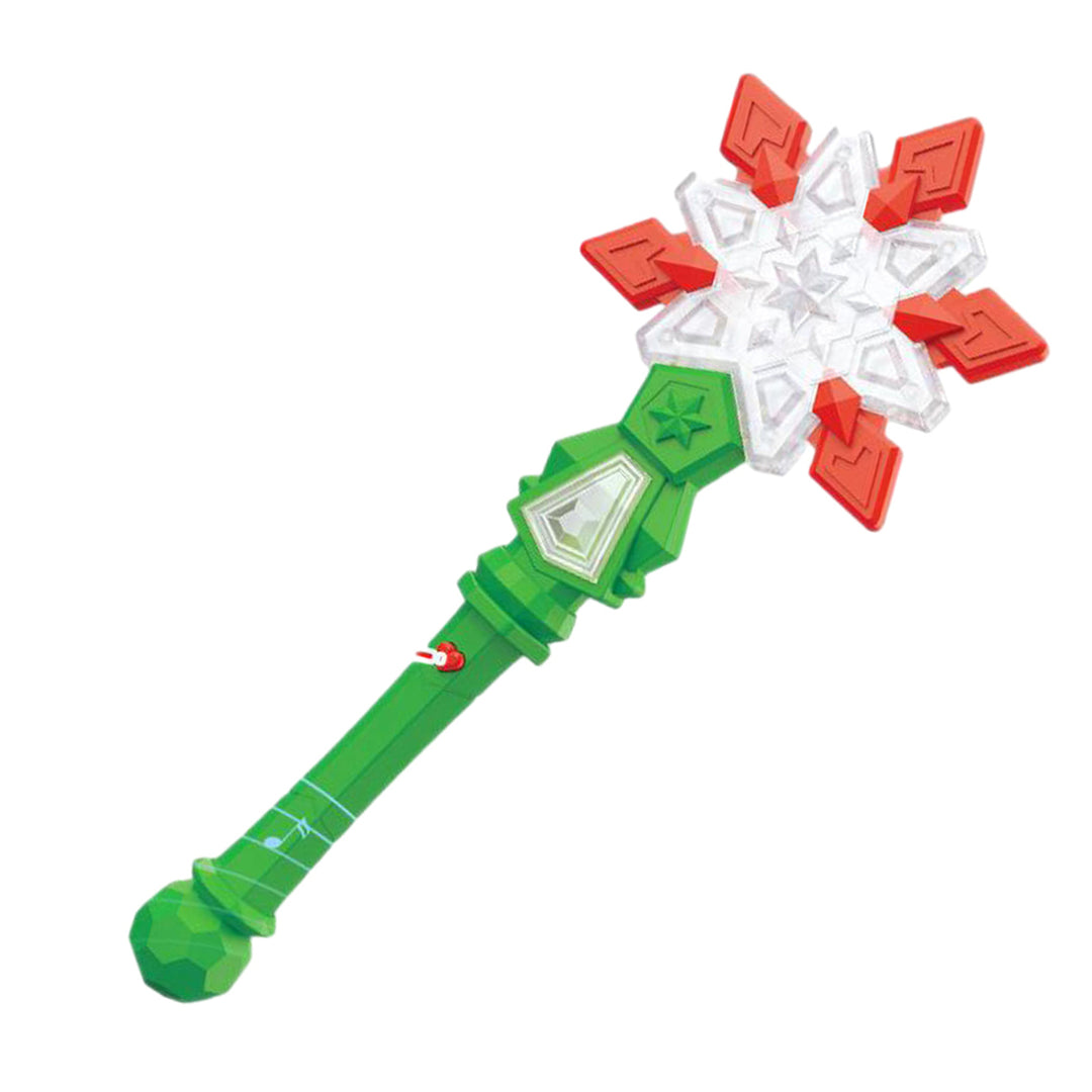 Light Up Snowflake Wand for Kids Wonder Wand with Sound Lights Sounds Party Supplies for Halloween Christmas Holidays Image 3