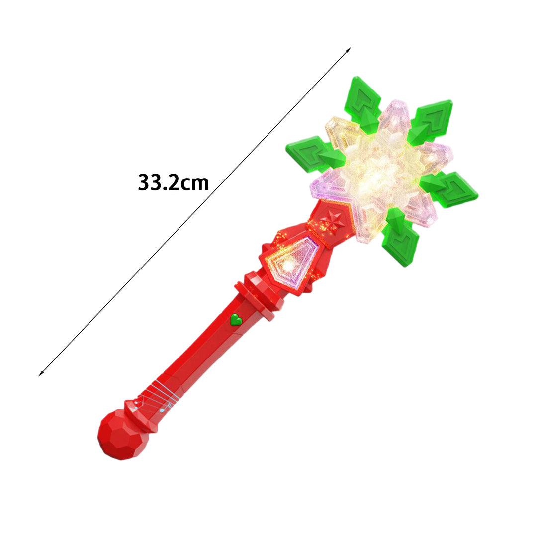 Light Up Snowflake Wand for Kids Wonder Wand with Sound Lights Sounds Party Supplies for Halloween Christmas Holidays Image 8