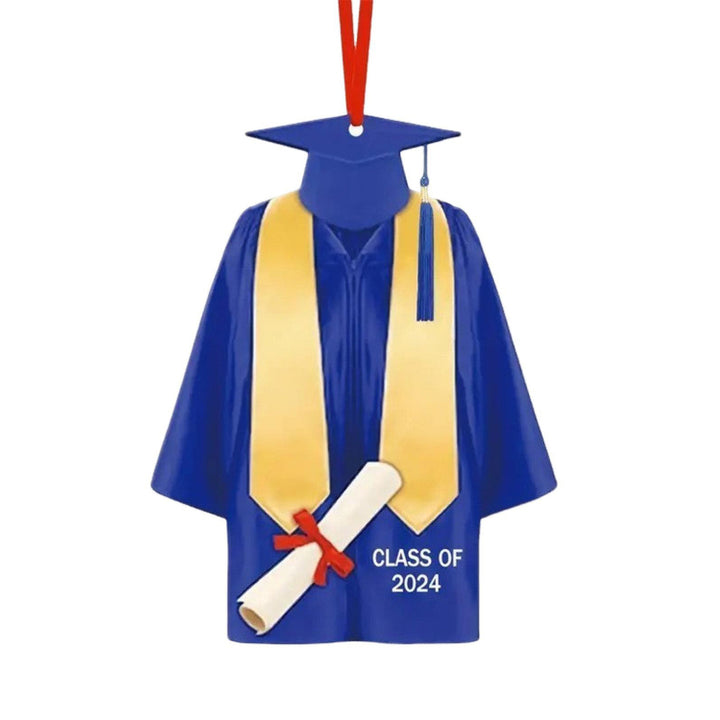 Class of 2024 Graduation Pendant Graduation Gown Shape Hanging Ornament High School College Graduation Ornament for Image 10