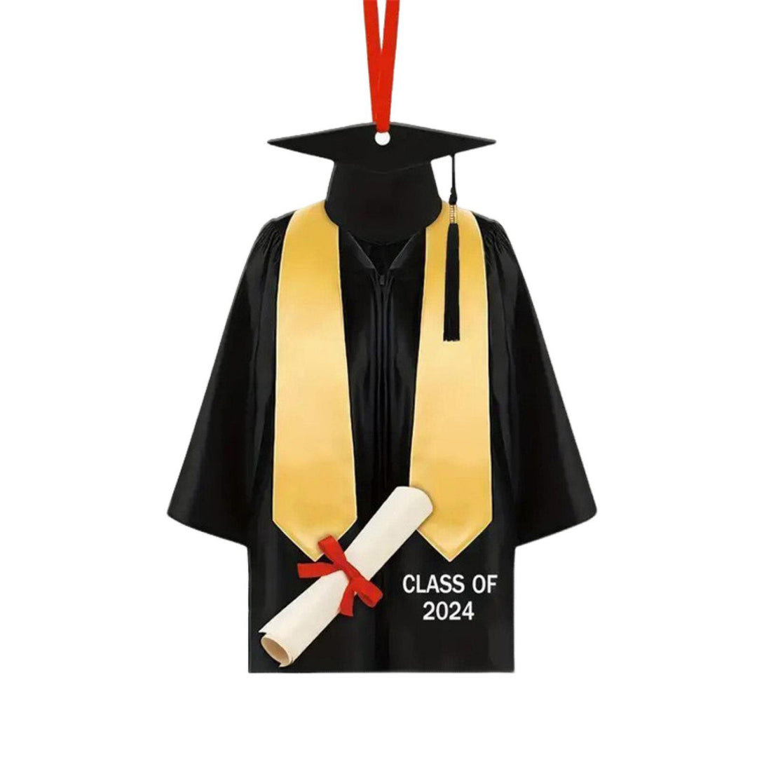 Class of 2024 Graduation Pendant Graduation Gown Shape Hanging Ornament High School College Graduation Ornament for Image 11