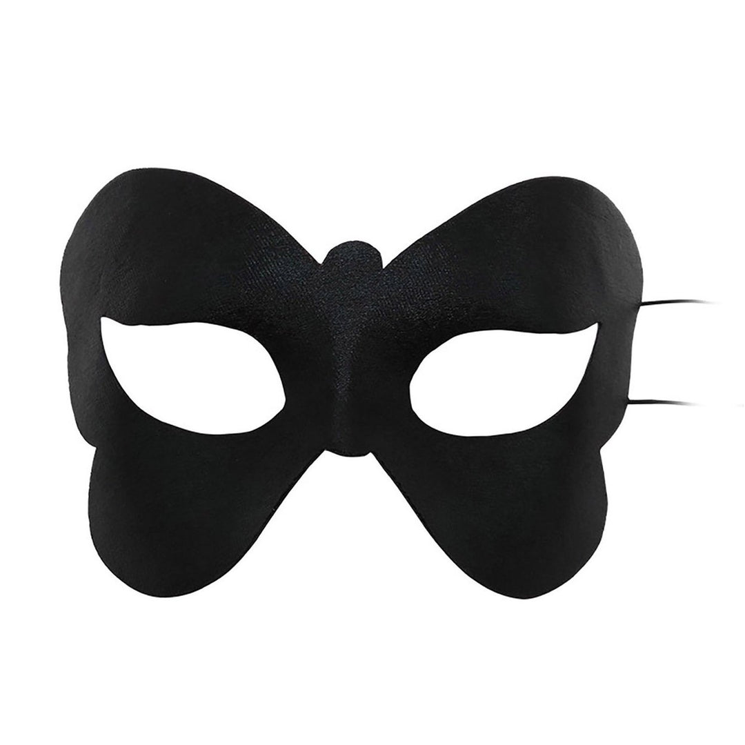 Party Masque Adults Retro Sexy Black Masque Half-Face Halloween Costume Masque for Venetian Masquerade Cosplay Parties Image 1