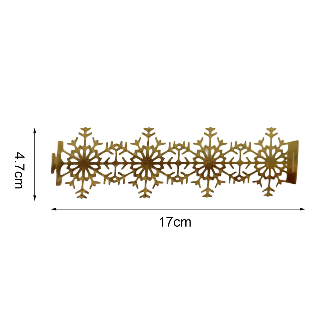 50Pcs Snowflake Paper Napkin Rings Lightweight Disposable Napkin Holders Serviette Rings Dining Table Decorations Image 10