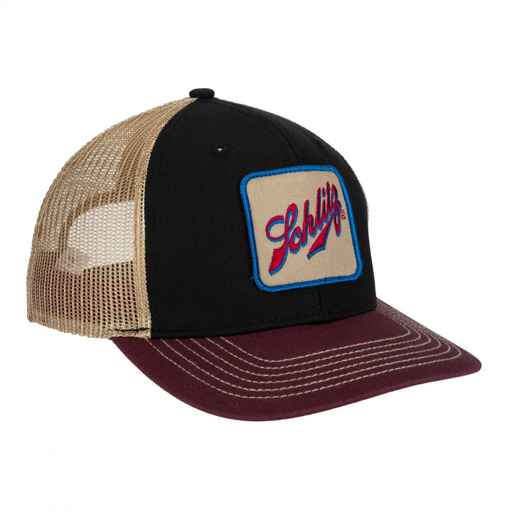 Schlitz Patch Retro Tri-Tone Cotton Twill Hat Image 3