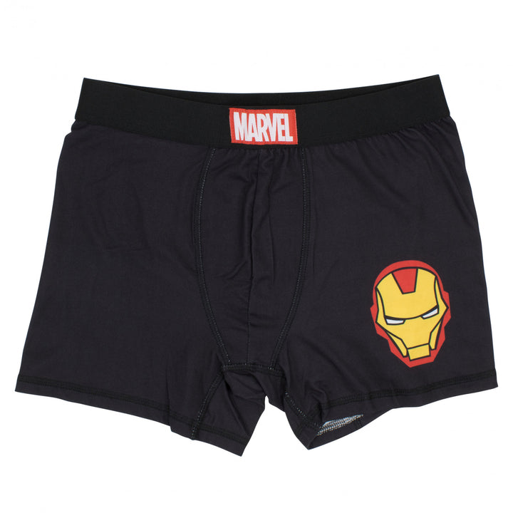 Marvel Iron Man Classic Logo Boxer Briefs Image 6