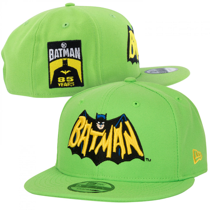 Batman 1960s Lime Green Colorway Era 9Fifty Adjustable Hat Image 1