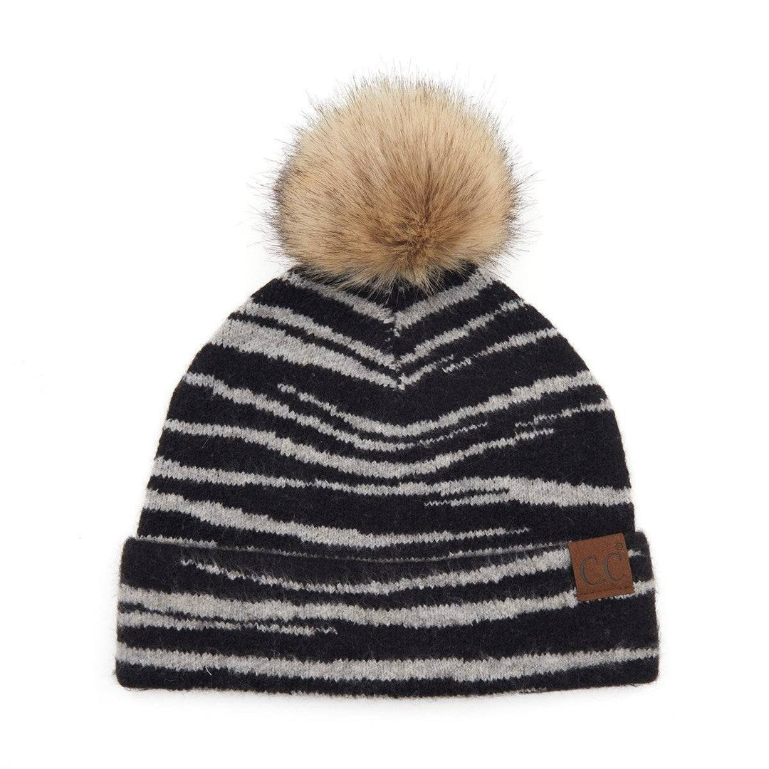 CC Beanie Animal Print Winter Hats Image 4