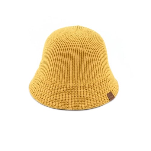 CC Beanie Ribbed Knit Adjustable Bucket Hat by Truly Contagious Image 1