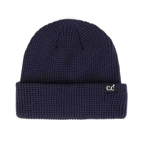 CC Beanie Waffle Knit Image 3