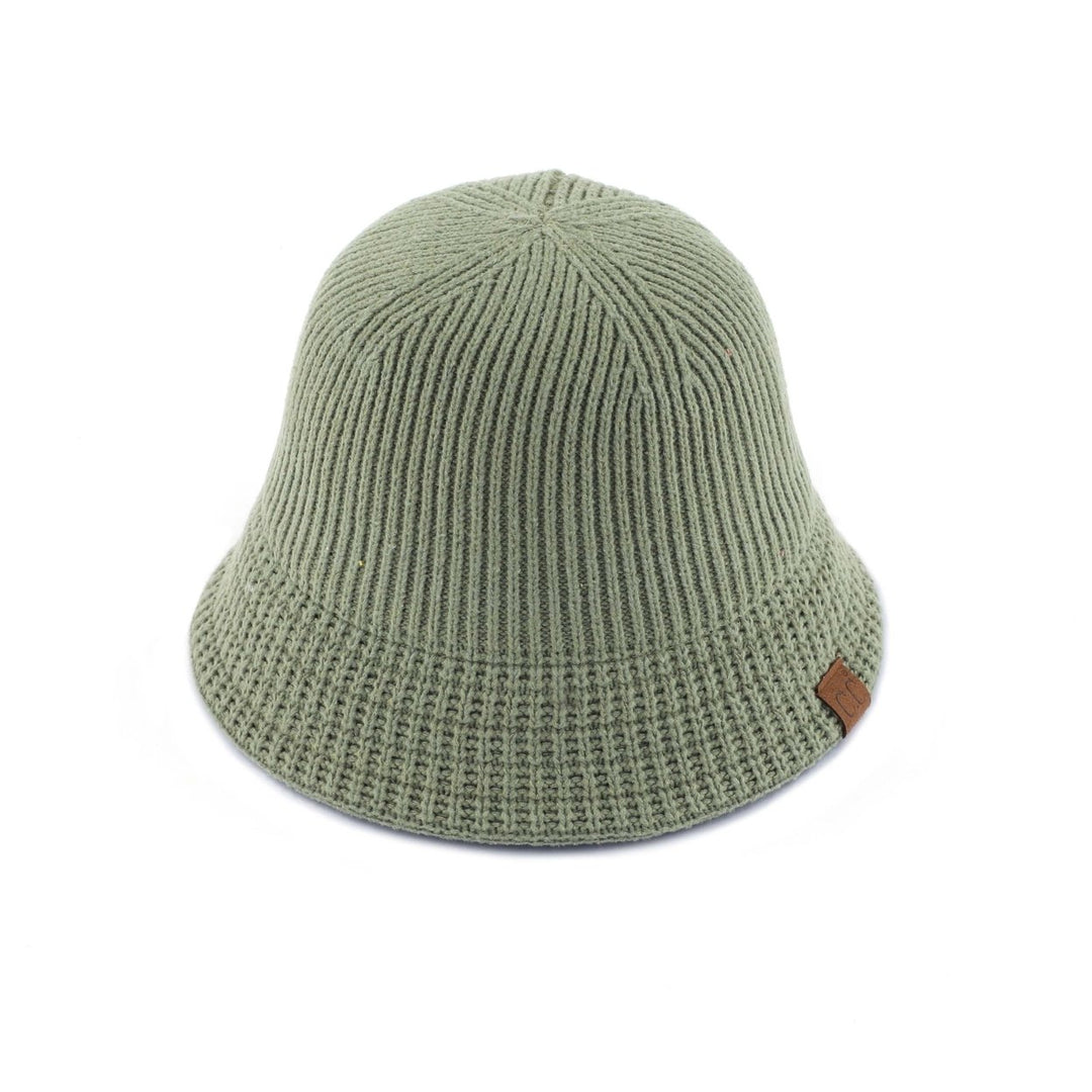 CC Beanie Ribbed Knit Adjustable Bucket Hat by Truly Contagious Image 10