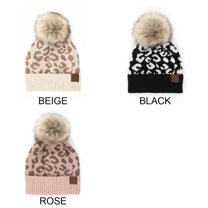 CC Beanie Trending Leopard Image 2