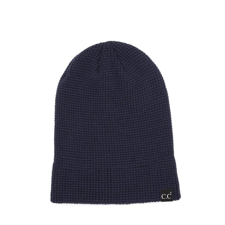 CC Beanie Waffle Knit Image 7