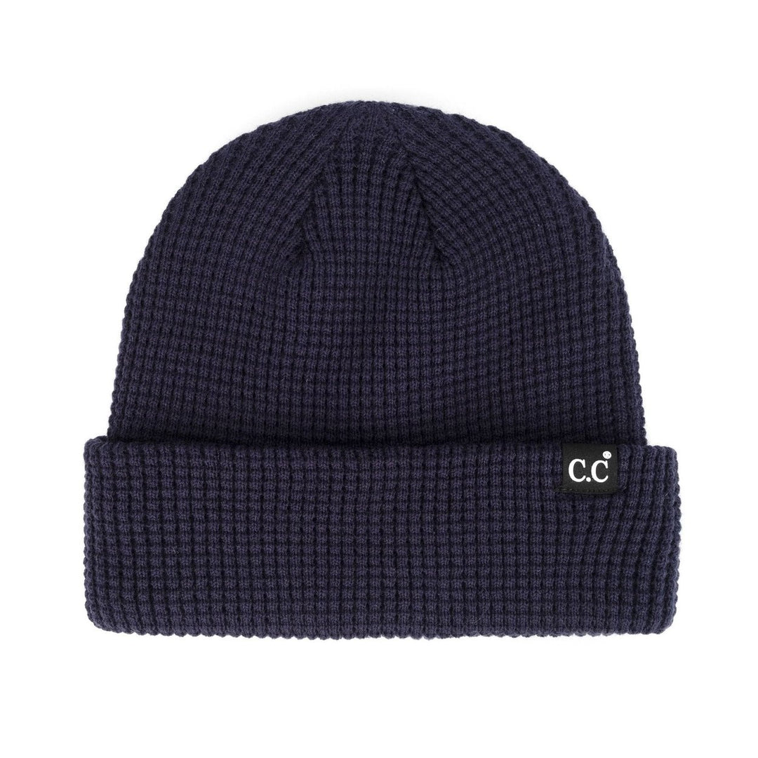 CC Beanie Waffle Knit Image 10