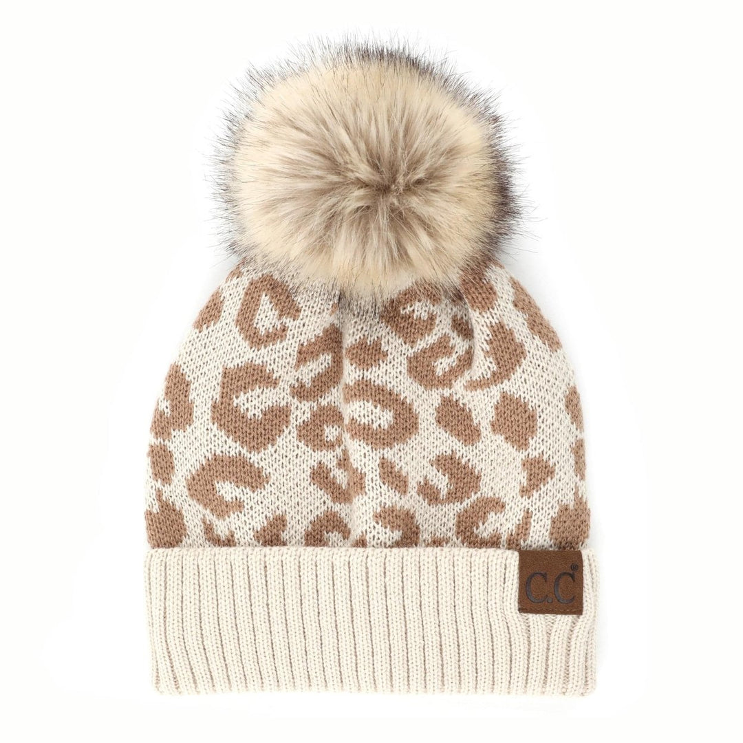 CC Beanie Trending Leopard Image 4