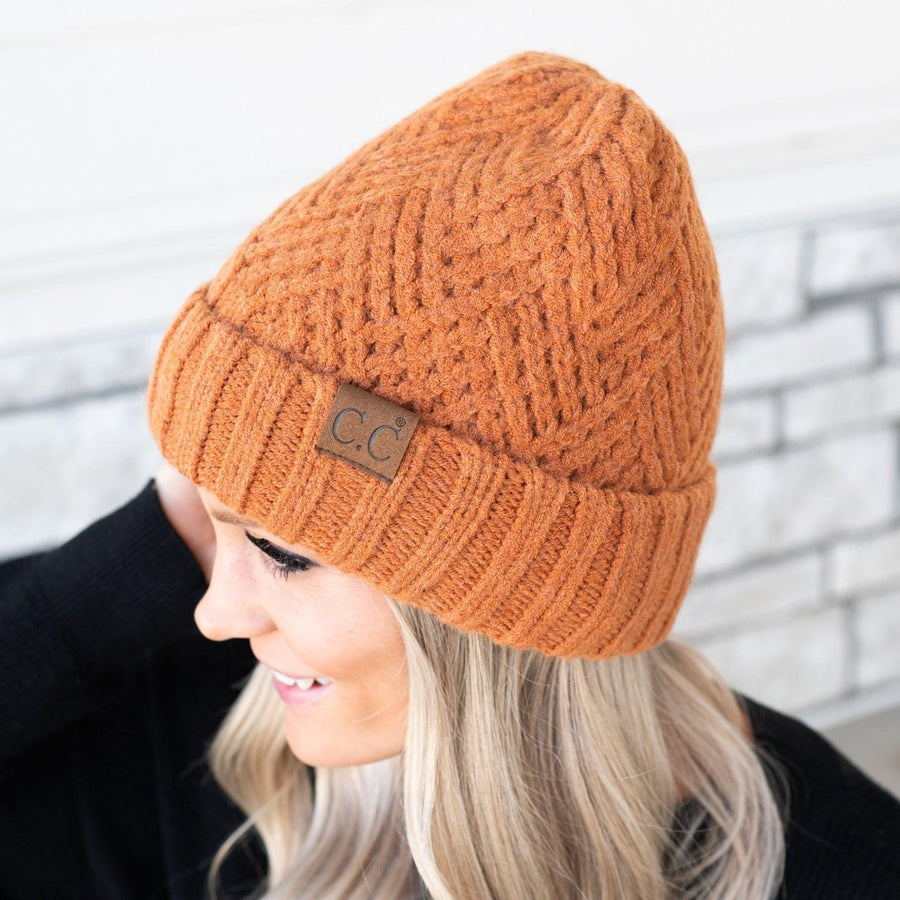 CC Beanie Wool Lined Hats by Truly Contagious Image 1