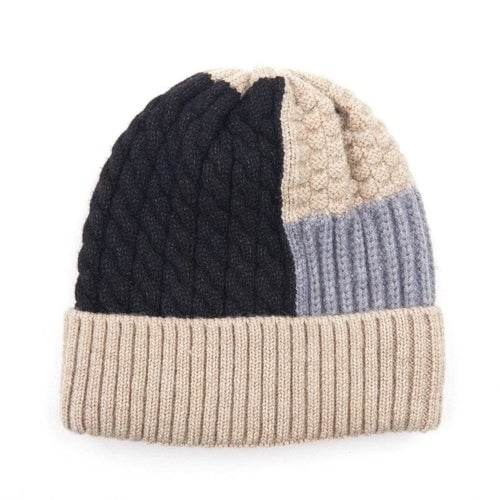 CC Multi-Color Blocking Beanie Image 2