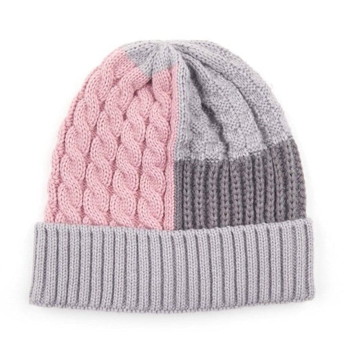 CC Multi-Color Blocking Beanie Image 3