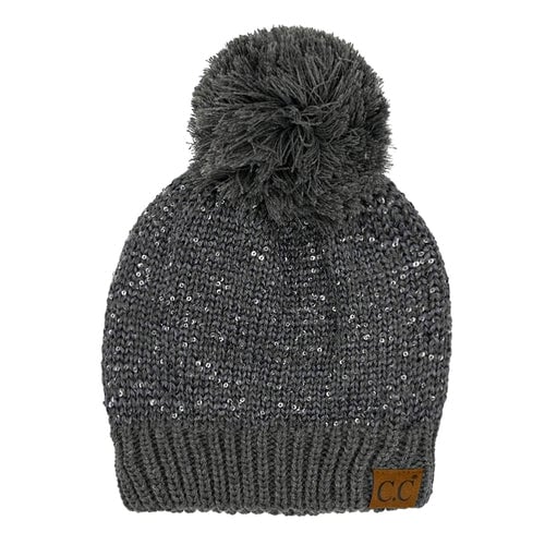 CC Sequin Pom Beanie Image 10