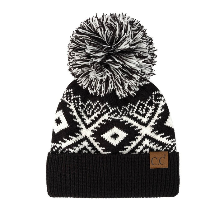 CC Western Print Beanie Image 2