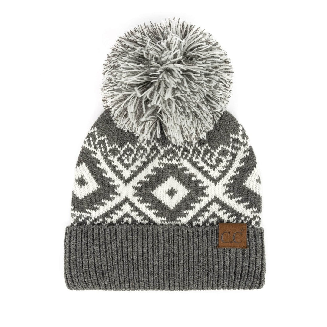 CC Western Print Beanie Image 3