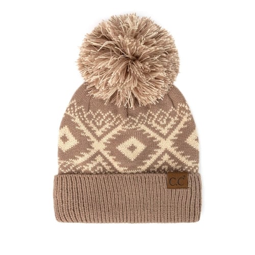 CC Western Print Beanie Image 8