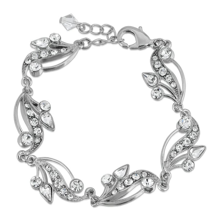 Womens Fashion Bracelet Antiquities Couture Austrian Crystal Anniversary Bracelet Image 1